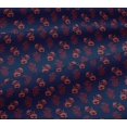 thumbnail image 5 of oneOone Georgette Viscose Fabric Leaves & Floral Block Decor Fabric Printed BTY 42 Inch Wide, 5 of 5