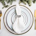 thumbnail image 3 of Silver Metal Round Napkin Ring - Set of 6, 3 of 4
