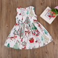 thumbnail image 2 of Robe Sans Manches Imprimée Florale Zoo Animal Cerf pour Fille Enfant, 2 of 6