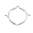 thumbnail image 1 of 15 Metal Frames Snap Clasp Arch Pattern Coin Style Purse Silver, 1 of 7