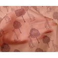 thumbnail image 4 of oneOone Silk Tabby Fabric Tree & Giraffe Block Print Fabric By Yard 42 Inch Wide, 4 of 4