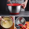 thumbnail image 4 of Couvercle de Bol en Acier Inoxydable Râpe Gâteau Salade Récipient Alimentaire Outil de Cuisine, 4 of 6