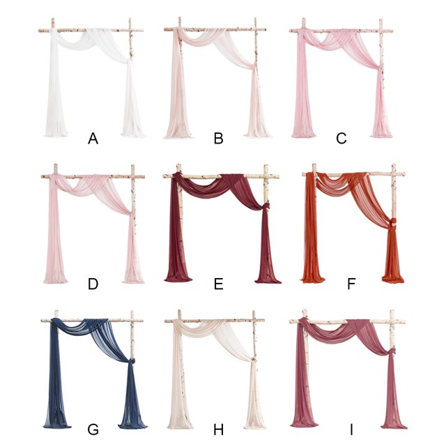 mmirethe Wedding Valance Dress Up Wedding Arch With Sophistication Wide Application Champagne 1Set