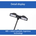 thumbnail image 2 of Wweixi Lampe de Table de Modèle de Chemin de Fer Fournitures de Scène Mini Lampadaire de Train Matériau Accessoires Tensions 3V Lampes LED en Métal Décorations Gris (1:120) (Chaud), 2 of 6