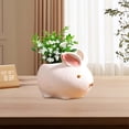 thumbnail image 1 of Birdeem Succulent Flowerpot Personalized Desktop Breathable Animals Shaped Coarse Ceramic Flowerpot, 1 of 9