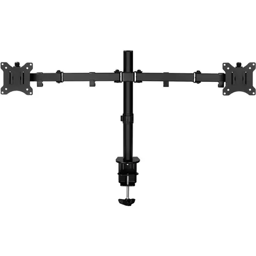 Amer Desk Mount for Monitor, Flat Panel Display - 2 Display(s) Supported - 32" Screen Support - 17.64 lb (8000 g) Load Capacity - 75 x 75, 100 x 100 - Steel