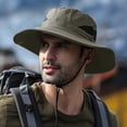 thumbnail image 2 of Besolor Men Women Sun Hat UV Protection Wide Brim Summer Hat Quick Dry Fishing Hat Foldable Outdoor Bucket Hat, 2 of 3