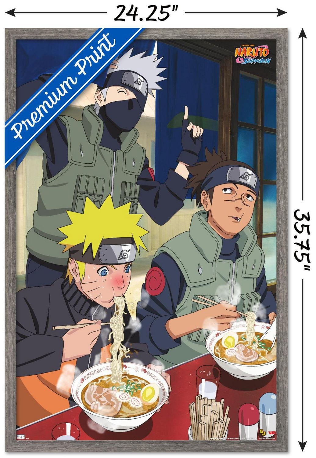 Naruto Shippuden - Food Wall Poster