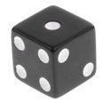thumbnail image 4 of Esquirla 10pcs/set D6 Dice for Home Pub Party Board Games 16mm MultiColor Black, 4 of 8