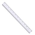 thumbnail image 2 of Lunfar Plastic Ruler, 30cm, Transparent, 2 of 2