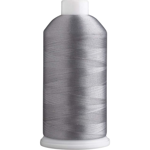 SuperB Magnetic Gray Polyester Embroidery Thread, 5000m
