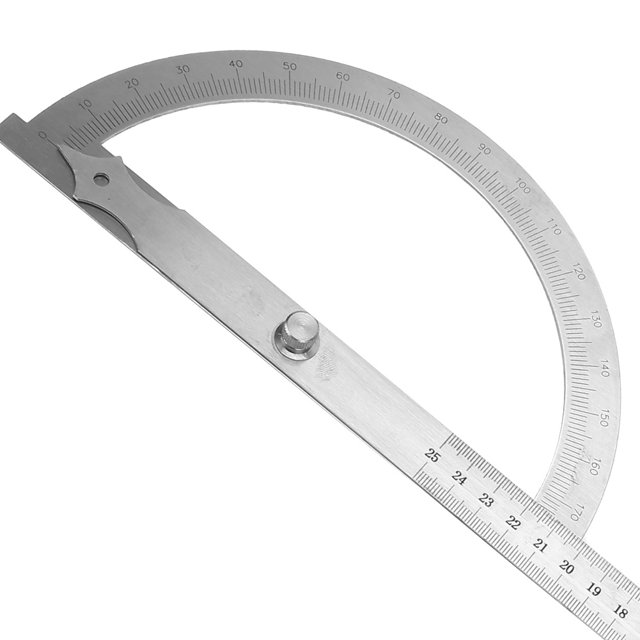 Akozon Ruler Machinist Tool Protractor Ruler, Angle Finder, Angle Protractor, Construction Rulers Woodworking Construction Protractors For Carpenter Tools