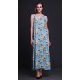 thumbnail image 3 of Bimba Rayon Floral Womens Adjustable Spaghetti Strap Long Maxi Print Dress Bohemian-XX-Large, 3 of 4