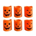 thumbnail image 1 of Halloween Without Flame Candles LED Battery Pillar Candles Like Autumn Halloween Holiday Party Decorative Set, 1 of 6