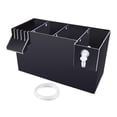 thumbnail image 1 of MERIGLARE Aquarium Filter Box Drawer Drip Tray Filtration Box Fish Tank Top Filter Box Black 26x13.5x15cm, 1 of 9