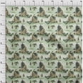 thumbnail image 4 of oneOone Polyester Spandex Pear Green Fabric Cowboy Sewing Craft Projects Fabric Prints By Yard 56 Inch Wide, 4 of 5