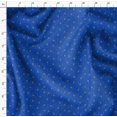 thumbnail image 4 of Soimoi Blue Silk Fabric Abstract & Dollar Symbol Printed Fabric 1 Yard 42 Inch Wide, 4 of 5