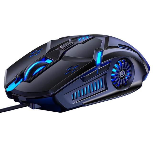 facefd Gaming Mouse 6D 3200DPI Adjustable Wired LED Computer Mice Silent Mouse for Laptop PC No.2