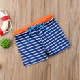 thumbnail image 4 of Little boy swimming trunks cute shark/star/stripe print low-cut, 4 of 6