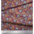 thumbnail image 2 of Soimoi Rayon Fabric Flower Artistic Print Fabric by The Yard 42 Inch Wide, 2 of 3