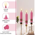 thumbnail image 3 of 7 Inch Taper Candle Candle Sticks, 4PCS Pillar Candles Handmade Unscenteds Candlesticks for Festive, Party, Spell, Wedding, Home Decor, 3 of 6