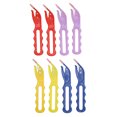 thumbnail image 1 of 8pcs Rubber Band Cutter Portable Pain Free Rubber Band Removal Tool Accessory for Hair, 1 of 14
