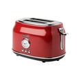 thumbnail image 1 of Haden Dorset 2 Slice Wide Slot Stainless Steel Toaster, Rectory Red, 1 of 9