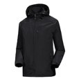thumbnail image 4 of Windproof Jacket men Fashion Zipper Casual Windproof Waterproof Loose Outwear Jacket Coat, 4 of 9