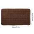 thumbnail image 3 of XYAIYT Memory Foam Bath Mat for Bathroom Bedroom Living Room Soft and Absorbent Non Slip Home Decor Floor Rug Suit for Relaxedable Foot Support and Quick Drying, 3 of 5