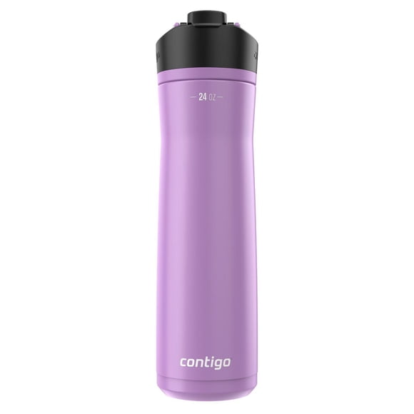 Contigo Cortland Chill 2.0 Stainless Steel Water Bottle with AUTOSEAL Lid, Pansy, 24 oz (709 mL)