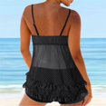 thumbnail image 4 of MesaSe Digital Bikini Beach Tankini Set Women‘s Print Large Suspender Split Swimsuit, 4 of 5