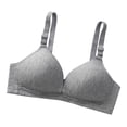 thumbnail image 1 of Timegard Seamless Bras for Women No Underwire Lace Front Button Closure Underwear Comfort Daily Bra, 1 of 3