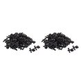 thumbnail image 2 of Redempat 120PCS 6mm Hole Dia Car Plastic Rivets Clip Fastener for Fender Bumper Push Pin M black M 2Set, 2 of 6