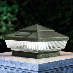Suncoda Lampe de savon, lumières de poste solaire lumière de plafond de clôture extérieure pour les postes Patio Garden Décoration blanc éclairage noir, éclairage solaire lumières du bouchon de poste extérieur lumière pour la clôture