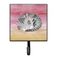 thumbnail image 1 of Sleeping Grey Cat Watercolor Leash or Key Holder, 1 of 1