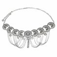 thumbnail image 1 of lionlar Vintage Bohemian Rhinestone Tassel Wedding Waist Belt ., 1 of 8
