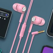 WIFKLSIIPG Earphones in Ear Headphones with Microphone 3.5mm Wired Earbuds for Ios and Android Smartphones Laptops Mp3 Gaming Walkman