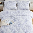 thumbnail image 4 of Hitime Luxury Printed Quilt Set Queen Size, Lightweight Comforter Set, Oversized Bedspread Coverlet Quilted Bedding Set, with 2 Matching Pillowcases, for All Season, 4 of 8