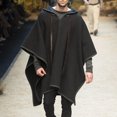 thumbnail image 1 of Qertyioot Hauts pour Hommes Mode Veste Décontractée Extérieur Manches Longues Manteau Chaud, 1 of 5