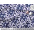 thumbnail image 3 of Soimoi Cotton Cambric Fabric Check & Geometric Print Fabric by Yard 42 Inch Wide, 3 of 5