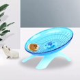 thumbnail image 3 of Milaget 7" Roller Hamster Exercise Wheel Platform Rat Gerbil Small Pet Toy Blue, 3 of 8