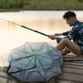 thumbnail image 4 of The Magic Foldable Fishing Trap, Auto-Foldable Strengthened Fishing Trap Net Fishing Kit,Fishing Bait Trap Portable Fishing Net for Crab Crayfish Fish Minnow Shrimp, 4 of 6