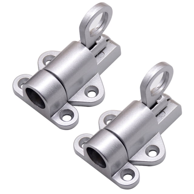 MTBLYS Aluminum Alloy Window Lock Automatic Spring Lock 2-Pack Security Lock for Doors Sliding Window Lock Home Safety