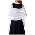 thumbnail image 1 of Soft Chiffon Scarve Shawls Wraps For Dresses Women Accessories Scarf Wrap Shawl for Women Jackets for Women Shawls for Women Short Shawl Shawl Wraps for Women Warm plus Size Sweaters for Evening, 1 of 3