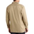 thumbnail image 4 of Dickies Mens Long-Sleeve Work Shirt, 3X, Desert Sand, 4 of 4