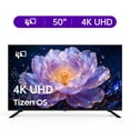 thumbnail image 1 of FPD Téléviseur Intelligent 50 Pouces, Téléviseur 4K UHD avec Tizen OS, HDR10, Dolby Audio, Samsung TV Plus, Gaming Hub, AirPlay, ALLM, HDMI 2.1, Application SmartThings et Commande Vocale Bixby, 1 of 16
