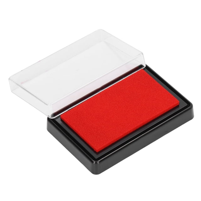 Baby Footprint Ink Pad, PVC Easy Cleaning Meaningful Baby Ink Pad Lasting Memories With Paper For Pets Red Ink