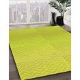 thumbnail image 3 of Ahgly Company Tapis d'Intérieur Lavable en Machine Carré Vert, 3 Pieds Carré, 3 of 7