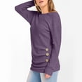 thumbnail image 3 of Women's Ribbed Sweater Set 2025 - Long Sleeve Tunic Leggings | Button Front Knit Pullover, 3 of 8