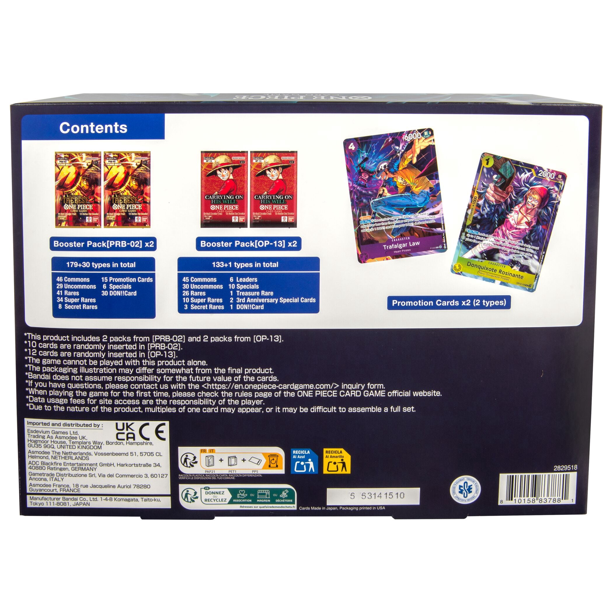 Bandai Trading Card Games One Piece Illustration Box Vol. 6